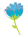 Blue Flower Vector